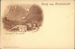 Greetings from Grindelwald Switzerland Postcard Postcard