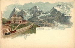Greetings from the Wengernalp Postcard