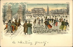 Gruss aus dem Grossen Garten Postcard