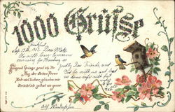 1000 Gruise Postcard