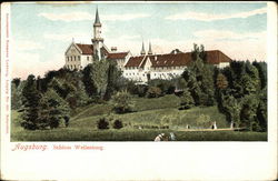 Schloss Wellenburg Augsburg, Bavaria Germany Postcard Postcard
