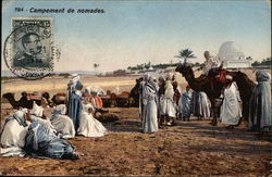 Encampment of Nomads Postcard