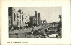 View of Chowringhee Postcard