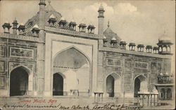Jumma Musjid, Agra Postcard