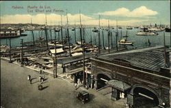 Luz Wharf and Ferries Postcard