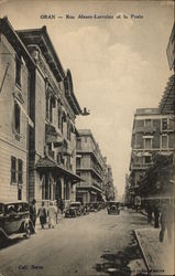Rue Alsace-Loraine et la Poste Postcard