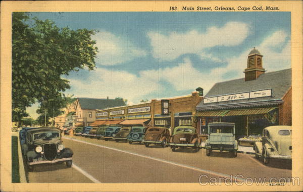 Main Street on Cape Cod Orleans Massachusetts