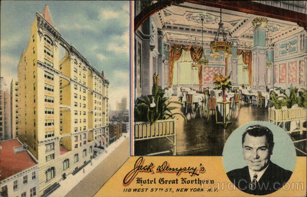 Jack Dempsey's Hotel Great Northern New York