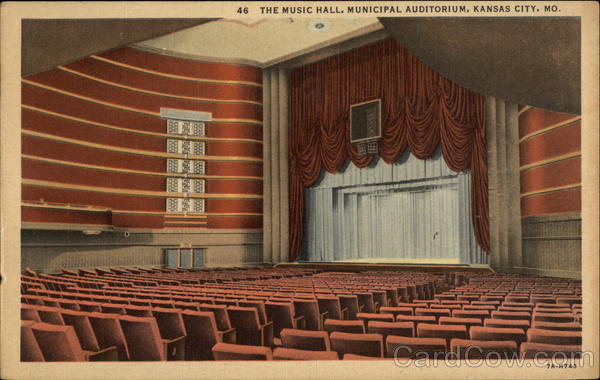 The Music Hall, Municipal Auditorium Kansas City Missouri