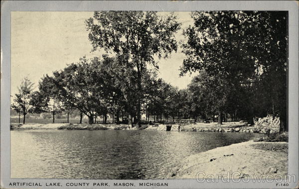 Artificial Lake at County Park Mason Michigan