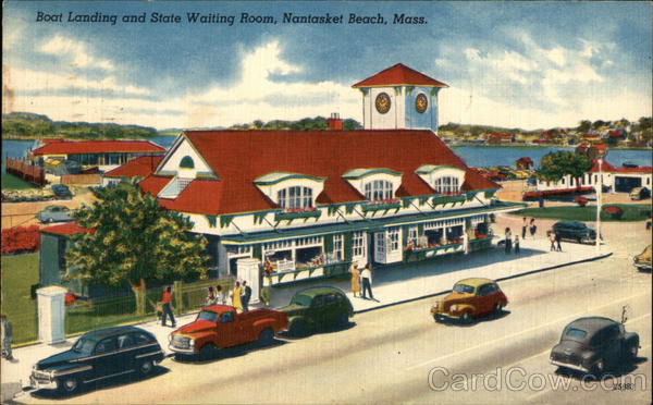 Boat Landing and State Waiting Room Nantasket Beach Massachusetts