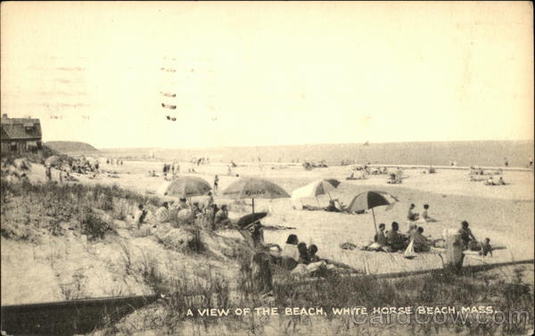 A View of the Beach White Horse Beach Massachusetts