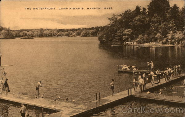The Waterfront - Camp Kiwanis Hanson Massachusetts