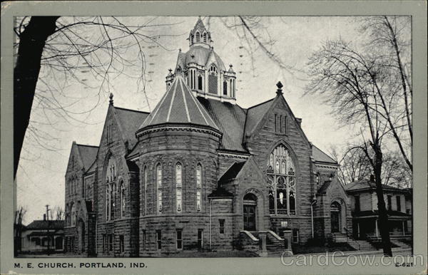Street View of ME Church Portland Indiana
