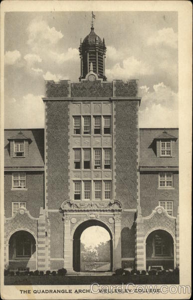 The Quadrangle Arch, Wellesley College Massachusetts
