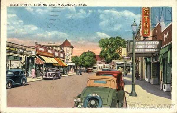 Beale Street, Looking East Wollaston Massachusetts
