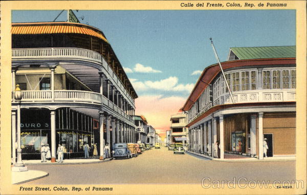 Front Street Colon Panama