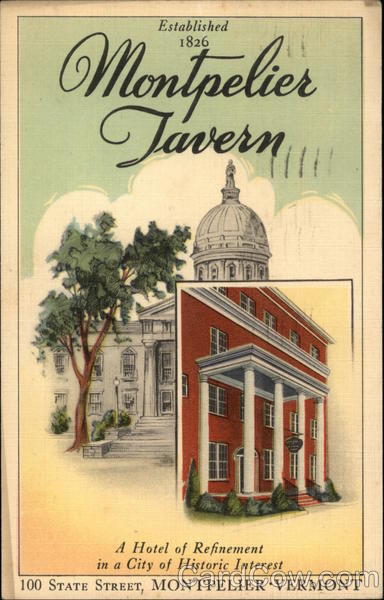 Montpelier Tavern Vermont