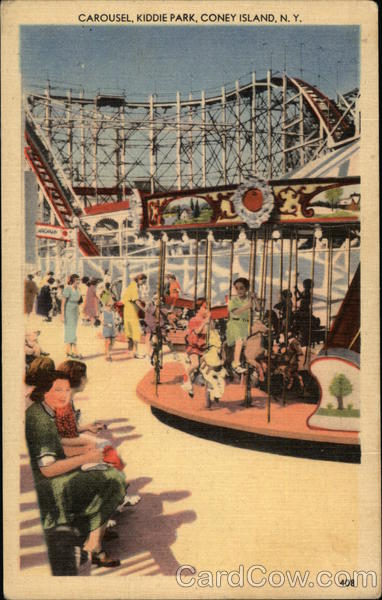 Carousel at Kiddie Park Coney Island New York
