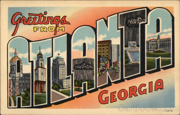 Greetings from Atlanta Georgia