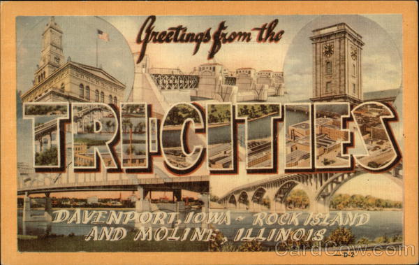 Greetings from the Tri-Cities Large Letter