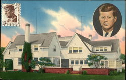 President Kennedy's Summer Home Hyannis Port, MA Postcard Postcard 