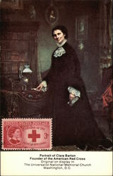Portrait of Clara Barton, Founder of American Red Cross Washington, DC Washington DC Postcard Postcard Postcard