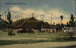 War Department Theatre Camp Stewart, GA Postcard Postcard Postcard