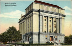 Masonic Temple Building Kokomo, IN Postcard Postcard Postcard