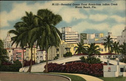 Beautiful Ocean Front Hotels from Indian Creek Postcard