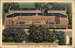 The Jacaranda Hotel Avon Park, FL Postcard Postcard Postcard