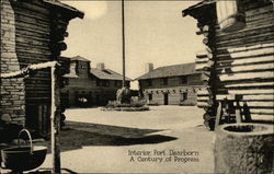Fort Dearborn - Interior Postcard