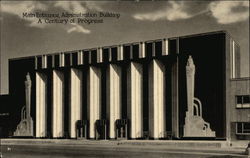 Administration Building - Main Entrance Postcard