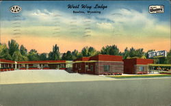 West Way Lodge Rawlins, WY Postcard Postcard Postcard