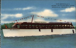 Miss Brockville V. Snider 1000 Island Boat Tours Postcard