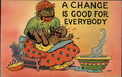 A Change is Good for Everybody Black Americana Postcard Postcard Postcard