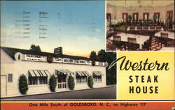 Western Steak House Goldsboro, NC Postcard Postcard Postcard