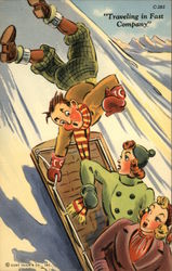 Traveling in Fast Company Postcard