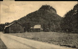 Scenic View of Mt Sugar Loaf South Deerfield, MA Postcard Postcard Postcard
