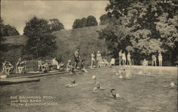 The Swimming Pool--Jug End Barn--South Egremont, Mass Postcard