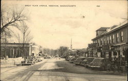 Great Plain Avenue Postcard