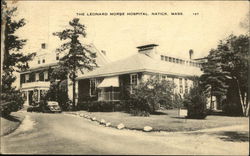 The Leonard Morse Hospital Natick, MA Postcard Postcard Postcard