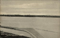 Great Pond, Weymouth Water Supply South Weymouth, MA Postcard Postcard Postcard