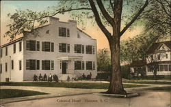 Colonial Hotel Florence, SC Postcard Postcard Postcard