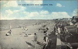 View Along Wollaston Beach Postcard