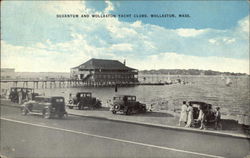 Squantum and Wollaston Yacht Clubs Postcard