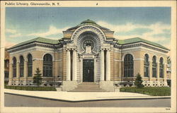 Public Library Postcard