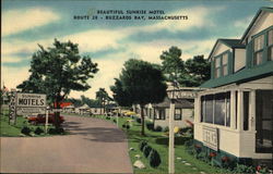 Sunrise Motel Buzzards Bay, MA Postcard Postcard Postcard