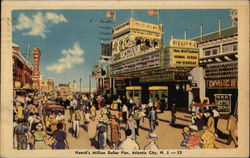 Hamid's Million Dollar Pier Postcard