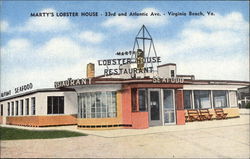 Marty's Lobster House Postcard